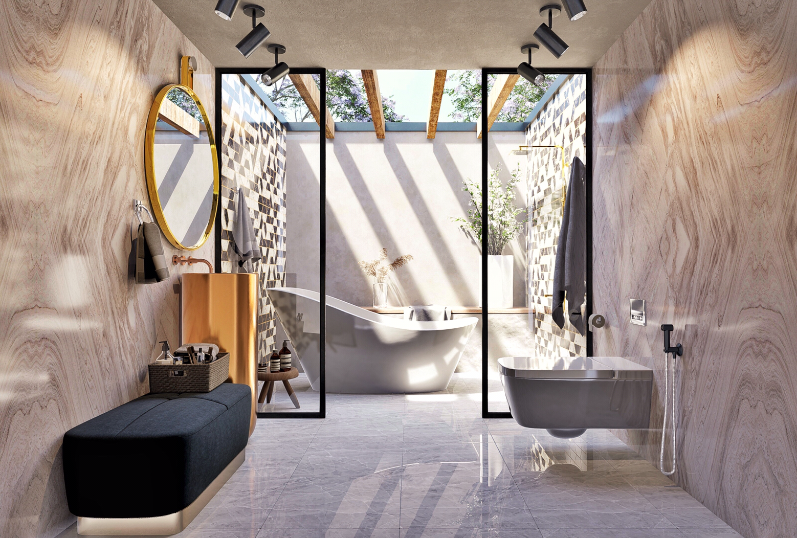 Luxury Bathroom Inspired From Instagram - Gallery - D5 RENDER FORUM